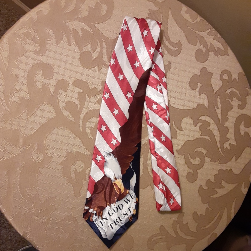Steven Harris In God We Trust Neck Tie